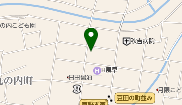 ハタノ時計店の地図画像