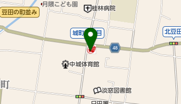 メガネの水晶堂の地図画像