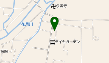 かんざん亭の地図画像