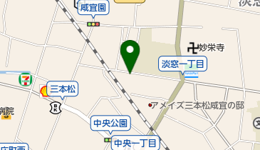 日田調剤薬局三本松店の地図画像