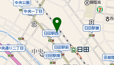 洋服のいけながの地図画像