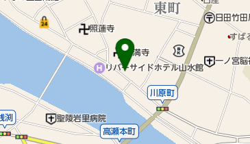 株式会社九州リース特品販売日田営業所の地図画像