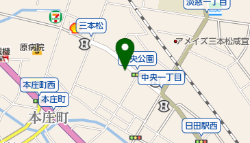 うすい理容の地図画像