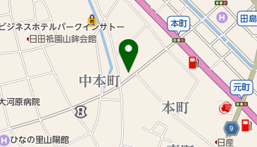 太陽理容室の地図画像