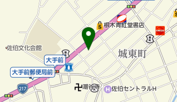 梅田家具店の地図画像