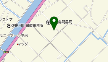 新女島区公民館の地図画像