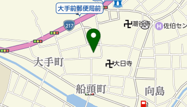 佐野金物店の地図画像