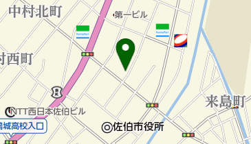 カトリック佐伯教会の地図画像