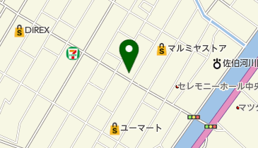 中の島酒店の地図画像