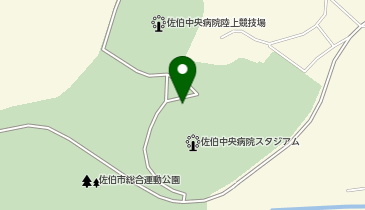 佐伯市 総合運動公園 佐伯球場・陸上競技場の地図画像