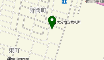 佐伯市 野岡体育館の地図画像