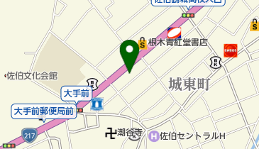 なかまちプラザの地図画像