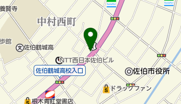 なかや時計店の地図画像