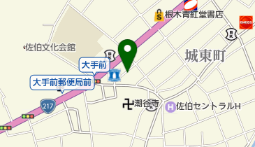 長野時計店の地図画像