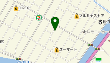 やまなか鍼灸院の地図画像