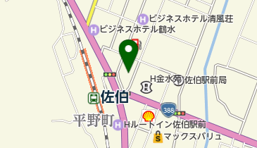 サンクス美容室の地図画像