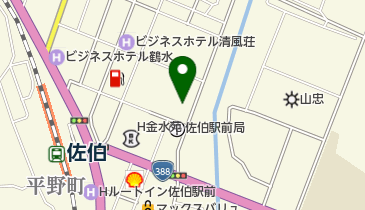 ファジー美容室の地図画像