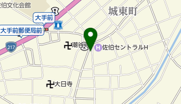 岩崎理容店の地図画像