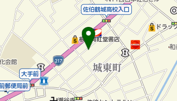 神田理容店の地図画像