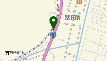 中路理容院の地図画像