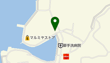 矢川理容館の地図画像