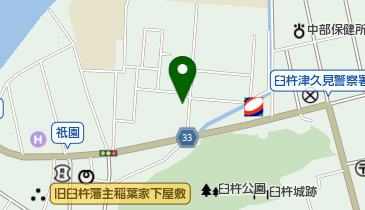 カトリック臼杵教会の地図画像