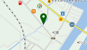加木クリーニング店の地図画像