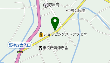 スワンクリーニングの日光社野津店の地図画像