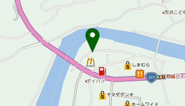 洋服の青山大分臼杵店の地図画像