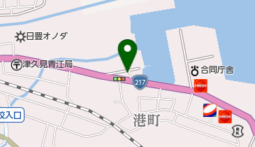 東海運株式会社津久見営業所の地図画像
