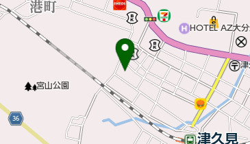 津久見英語教室の地図画像