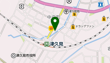 かいり津久見店の地図画像