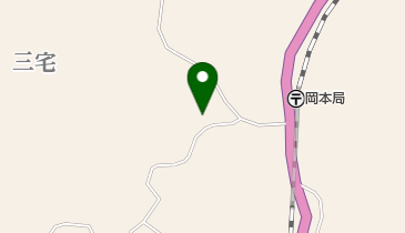 竹田市 岡本分館の地図画像