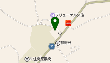 竹田市 都野公民館の地図画像