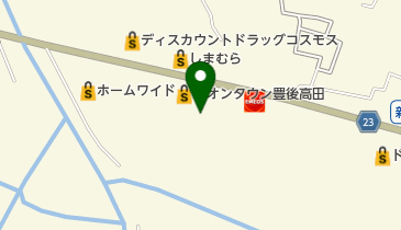 うちだ屋豊後高田店の地図画像