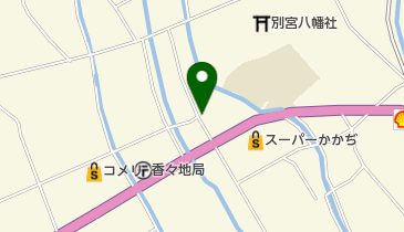 香国タクシーの地図画像