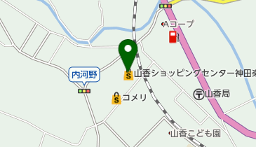 山香ショッピングセンター神田楽市衣料斉藤の地図画像