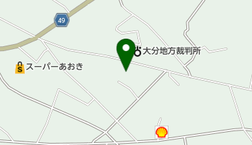 天理教日豊分教会の地図画像