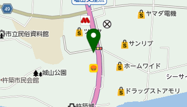 ヘアーサロン・リーフの地図画像