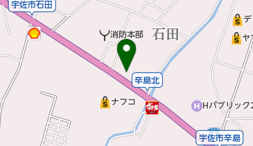 大分液化ガス株式会社の地図画像