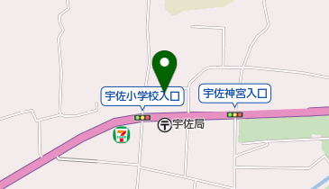 宇佐市 宇佐公民館の地図画像