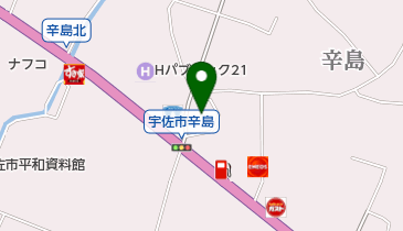 辛島公民館の地図画像