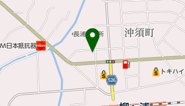 長浦海産物店の地図画像