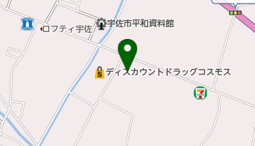 慶應アカデミー宇佐校の地図画像