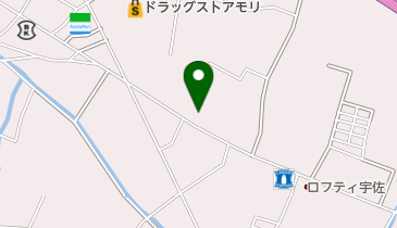 宇佐楽器店の地図画像