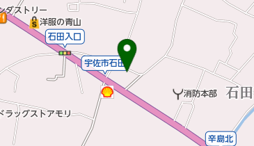 豊前シルク二宮の地図画像