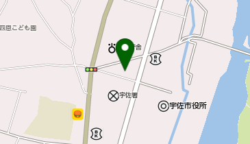 宇佐整骨院の地図画像