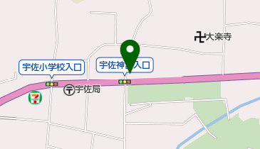 太陽ヘルパーサービス宇佐の地図画像