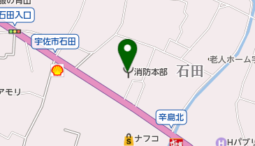 火災問合せ専用の地図画像