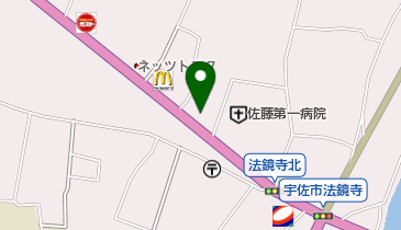 ミント宇佐店の地図画像